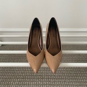Jeffrey Campbell nude pumps worn once